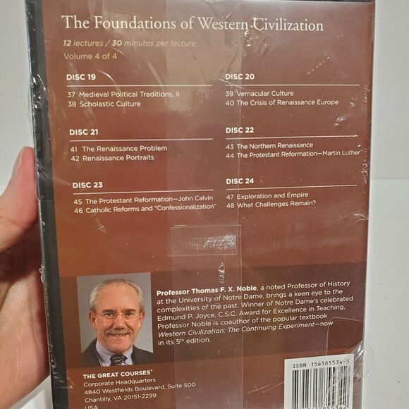GREAT COURSES Foundations of Western Civilization (24 CD's + Guidebook) SEALED - Picture 3 of 3